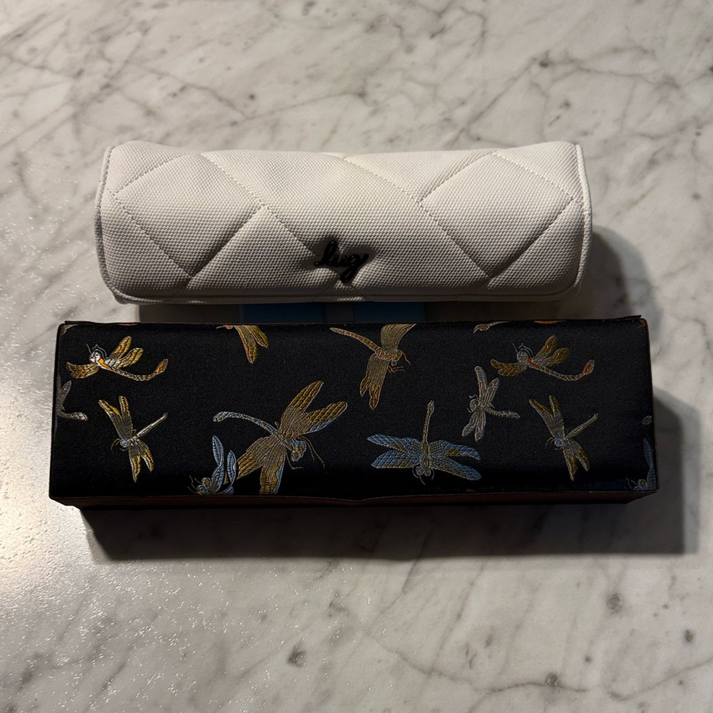 Storage Box Bundle Lug White Matte Luxe Choo Choo XL & Dragonfly Jewelry Box